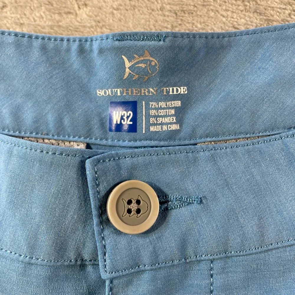 Southern‎ Tide Shorts Mens 32 Blue Performance 9